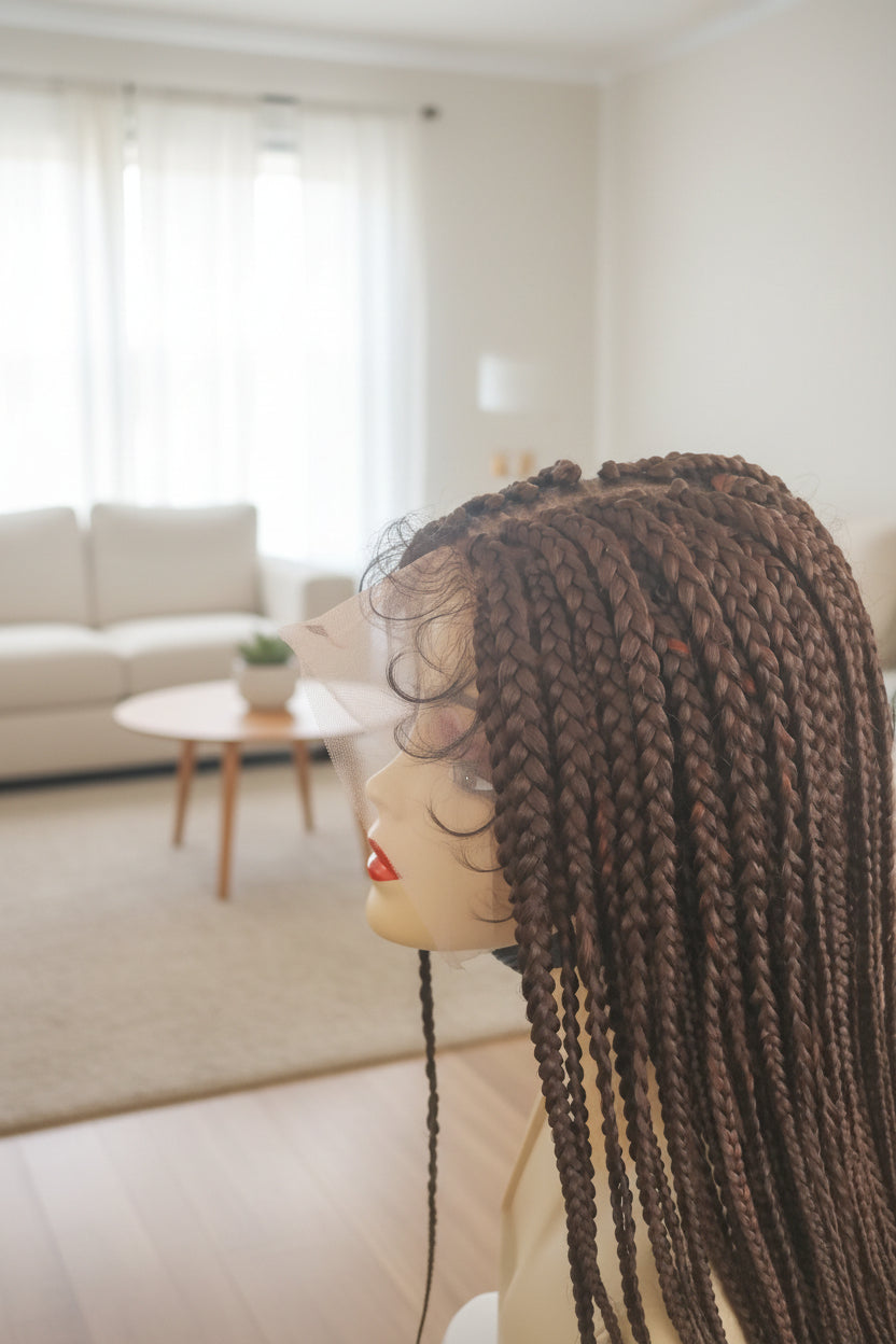 Box Braid Handmade Wig