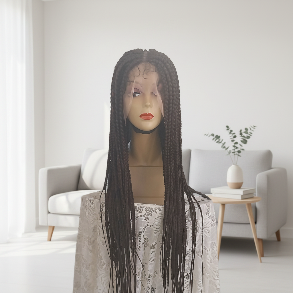 Box Braid Handmade Wig