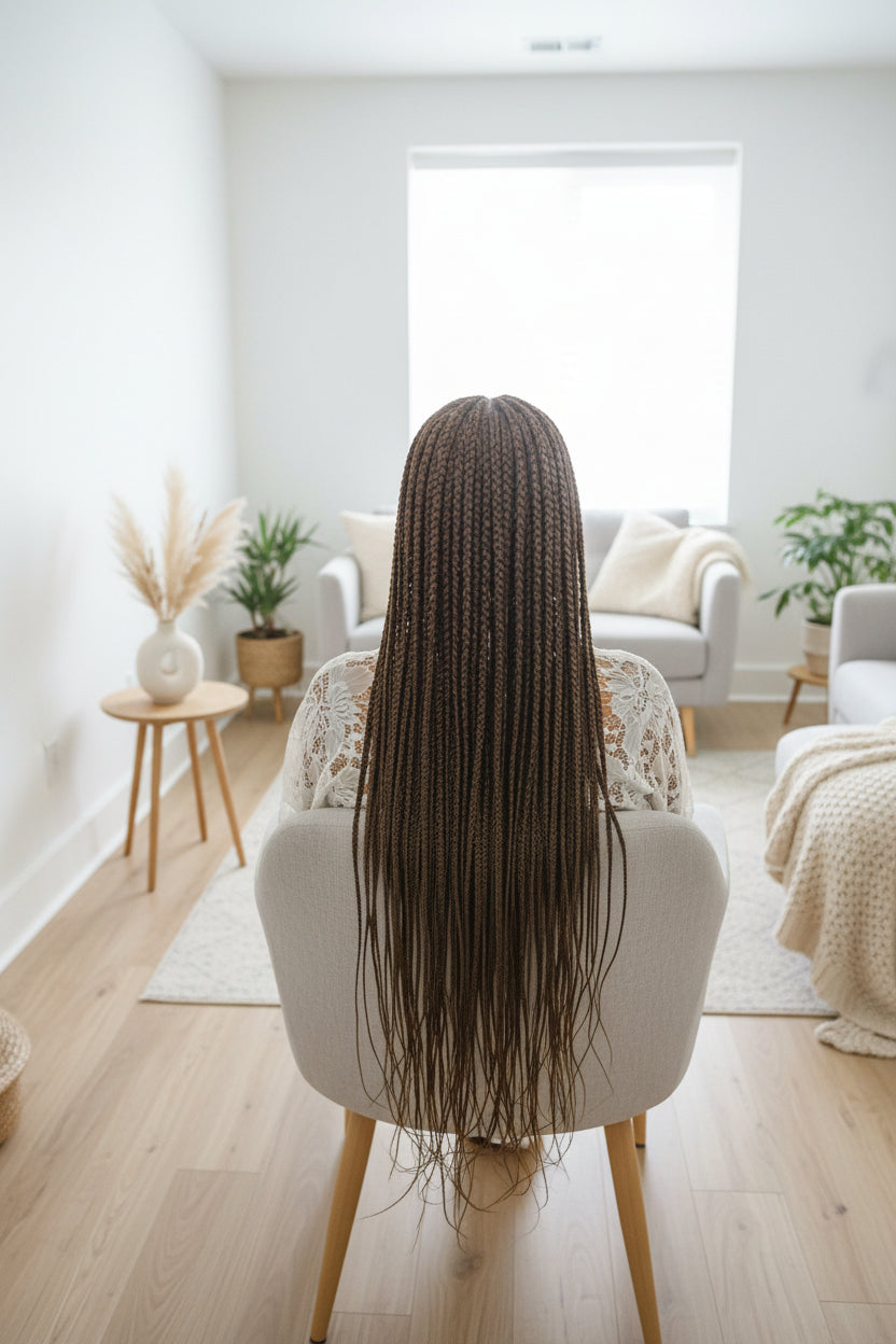 Box Braid Handmade Wig