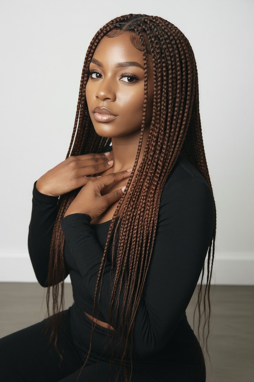Box Braid Handmade Wig