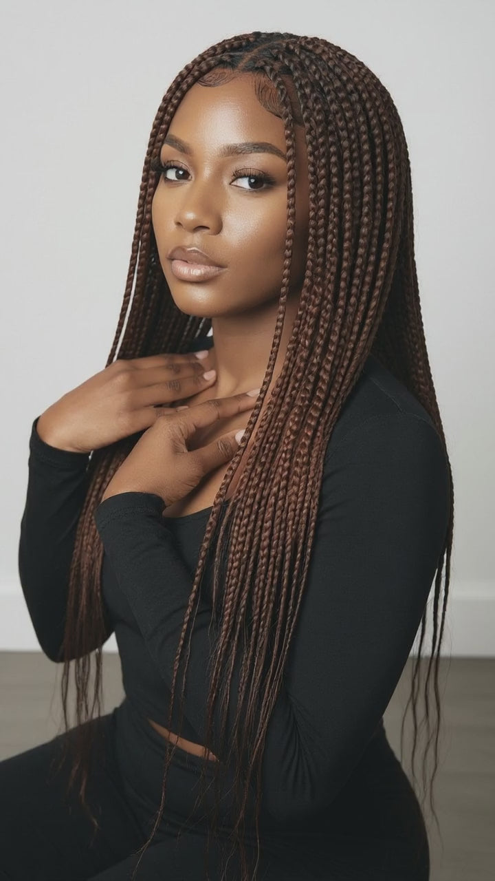 Box Braid Handmade Wig
